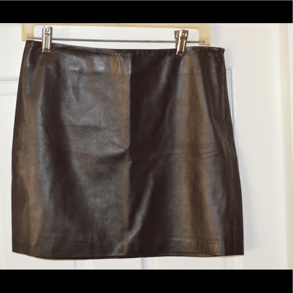 Bergdorf Goodman Kors Michael Kors leather skirt